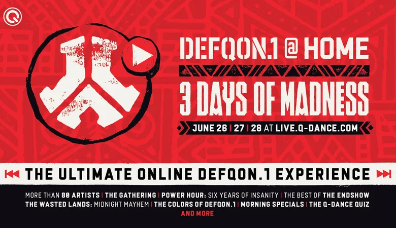 Defqon.1 s'invite dans ton salon pour 3 jours !
